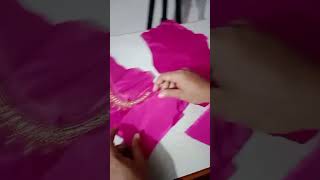 Prince cut work blouse stitchingtrending shortrakshitha tailoring [upl. by Asserak]