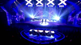 NEW HD SIMON COWELL GETS OWNED BY AN EGG ON BRITAINS GOT TALENT FINAL [upl. by Illoh312]