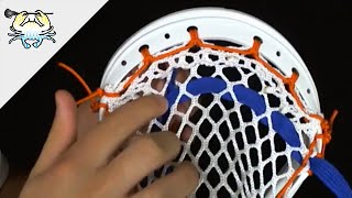 Tutorial How to String Lacrosse Shooting Strings [upl. by Nosned926]