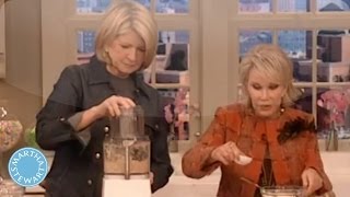 Matzo Latkes with Joan Rivers  Martha Stewart [upl. by Nollad210]