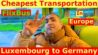 Cheapest Transportation in Whole Europe  FlixBus Luxembourg to Nijmegen vlog [upl. by Meave]