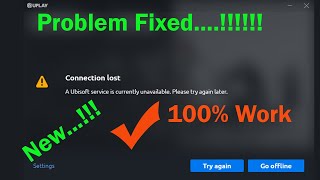 How to Fix  UPLAY quotA Ubisoft Service is Currently Unavailable Please Try Again Later quot Error [upl. by Ahselyt964]