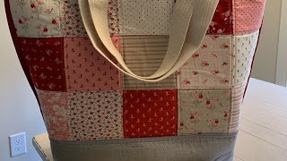 Easy Tote Bag Tutorial [upl. by Ralip]