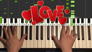 Nat King Cole  LOVE Piano Tutorial Lesson [upl. by Nasar120]