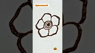 Flower mehndi design for Hand viralvideo youtubeshort [upl. by Oileduab167]