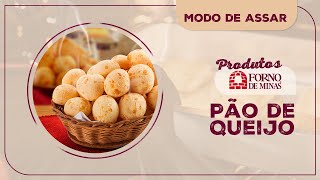 Modo de assar Produtos Forno de Minas  Pão de Queijo [upl. by Trudy]