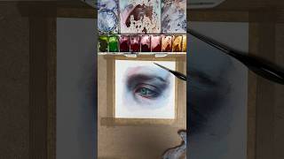 Watercolor eye eyes watercolor art نقاشی art [upl. by Moseley]