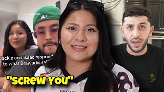 Jackie Figueroa COMES AFTER Brawadis After HE TALKED BAD About HER BOYFRIEND [upl. by Gabi268]