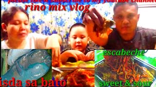 Escabeche recipe sweet amp sour isda sa bato or sa bisayamulmol family mukbang [upl. by Ettelrats]