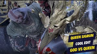 God of war Valkyrie Queen Sigrun Edit Queen Vs God Kratos Vs Sigrun sigrun godofwar [upl. by Sivrahc553]