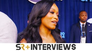 Keke Palmer Reveals How She Kept Her Cool With Eddie Murphy On The Pickup Set [upl. by Khalid]