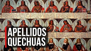 ¡Descubre si desciendes de un Inca Hermosos nombres y apellidos quechuas [upl. by Dolley]