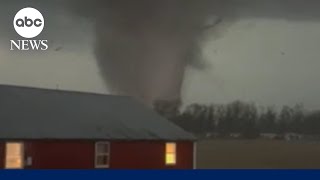 Powerful tornado touches down in Fryburg Ohio [upl. by Odraccir]