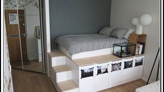 Full Size Platform Bed with Storage [upl. by Neira]