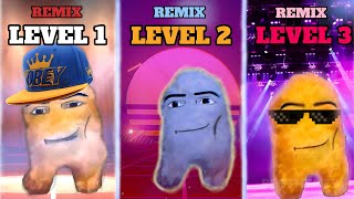 Gega Remix  Level 1 vs Level 2 vs Level 3 Gegagedigedagedago [upl. by Ashok]