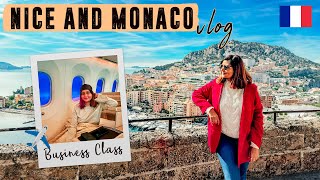 TRAVELING TO THE FRENCH RIVIERA ✈️ Exploring Nice and Monaco with AirIndiaOfficialAI 🇫🇷 [upl. by Breech]