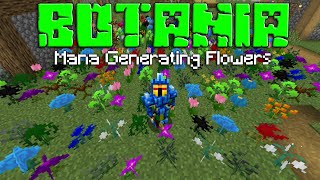 MANA GENERATING FLOWERS Botania PT 8 Minecraft 115 Mod Guide [upl. by Akino]