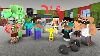 Good Steve vs Rich Herobrine [upl. by Mar668]