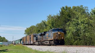 CSX CM44AC 7249 w Nice Crew Leads Manifest M64805 on 7724 [upl. by Atinwahs]