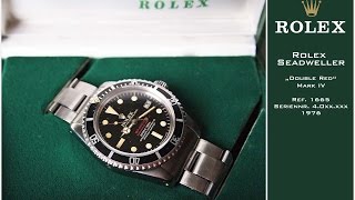 Rolex SeaDweller Vintage quotDouble redquot Ref 1665 Mark IV [upl. by Aztin]