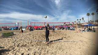 Tatum Smith amp Anika Christensen  Dakine Volleyball Club vs RPM Sand  BVCA Huntington Beach Set 2 [upl. by Bellanca865]