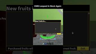 OMG Leopard In Stock Again bloxfrut bloxfruits roblox [upl. by Ebonee]