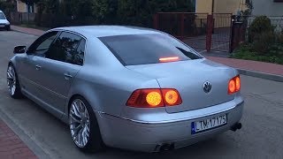 Touareg and Phaeton Volkswagen V10 TDI exhausts Compilation [upl. by Aelanej]