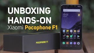 Unboxing Xiaomi Pocophone F1 Smartphone Termurah dengan Snapdragon 845 [upl. by Marchall230]