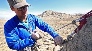 Traditional Climbing 21 How to Escape the Belay Device—Off Your Harness  Climbing Tech Tips [upl. by Avan]