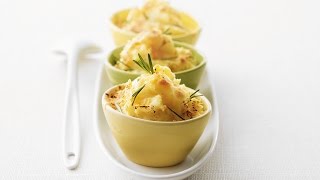 Rosemary Mashed Potato Gratin  2009 Milk Calendar Recipe [upl. by Nnylecyoj]