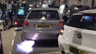 MPIRE UK  MODIFIED CARS HIT LONDON AT NIGHT [upl. by Aihsia]