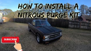 How to install a nitrous purge kit [upl. by Nahtnhoj800]