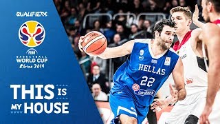 Germany v Greece  Full Game  FIBA Basketball World Cup 2019  European Qualifiers [upl. by Ellehcrad]