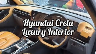 Creta Interior Modified 2024✅Creta Accessories✅Creta Black Interior✅Creta Interior Lights Modified [upl. by Ginnifer]