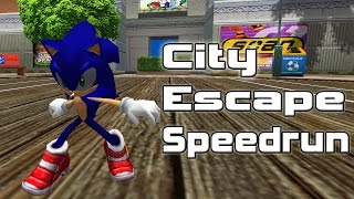 Sonic Adventure 2  City Escape Speedrun [upl. by Bryanty752]