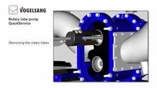 Vogelsang rotary lobe pumps VXSeries QuickService design [upl. by Burkley]