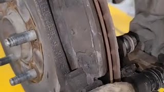 Brake pad and disc damage replacement 😲🙄 [upl. by Assina]