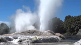 Pohutu Geyser New Zealand Rotorua [upl. by Atrebla]