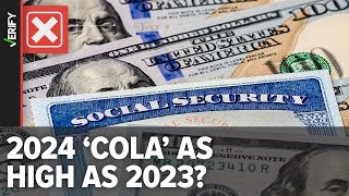 Social Security COLA 2024 How much benefits could increase [upl. by Ahsocin510]