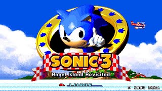 Sonic 3 AIR Advance Edition ✪ Full Game Playthrough 1080p60fps [upl. by Atalayah]