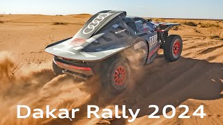 Dakar Rally 2024  the whole route  animated [upl. by Llennhoj]