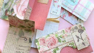 6x6 Paper Pad Projects  No Cut Envelopes  Flat Mail Mini Album Tutorial [upl. by Hess]