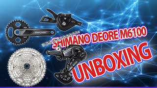 Shimano deore M6100 group set 1x12speed unboxing [upl. by Oiceladni577]