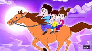 Lakdi ki kathi  लकड़ी की काठी  Popular Hindi Children Songs  Animated Songs by JingleToons [upl. by Saw]