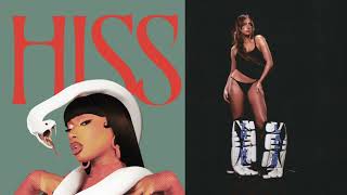 Megan Thee Stallion Tate Mcrae  HISS Think Later Mixed Mashup [upl. by Naujad]