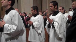 Entrance Procession  Pontifical High Mass at the National Shrine [upl. by Airuam607]