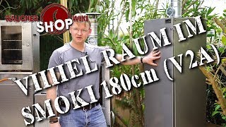 Viel Raum der SMOKI 180cm Räucherschrank [upl. by Anirdua]