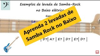 Notas no Baixo de levada de Samba Rock [upl. by Assiroc]