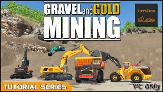 NEW Console Mining MAP Black Mountain Montana  Farming Simulator22 fs22 farmingsimulator22 [upl. by Yrome]