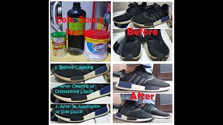 Sole Sauce Recipe for Yellowish Rubber Shoes Sole  Pinoy Expat in KSA [upl. by Eehsar]